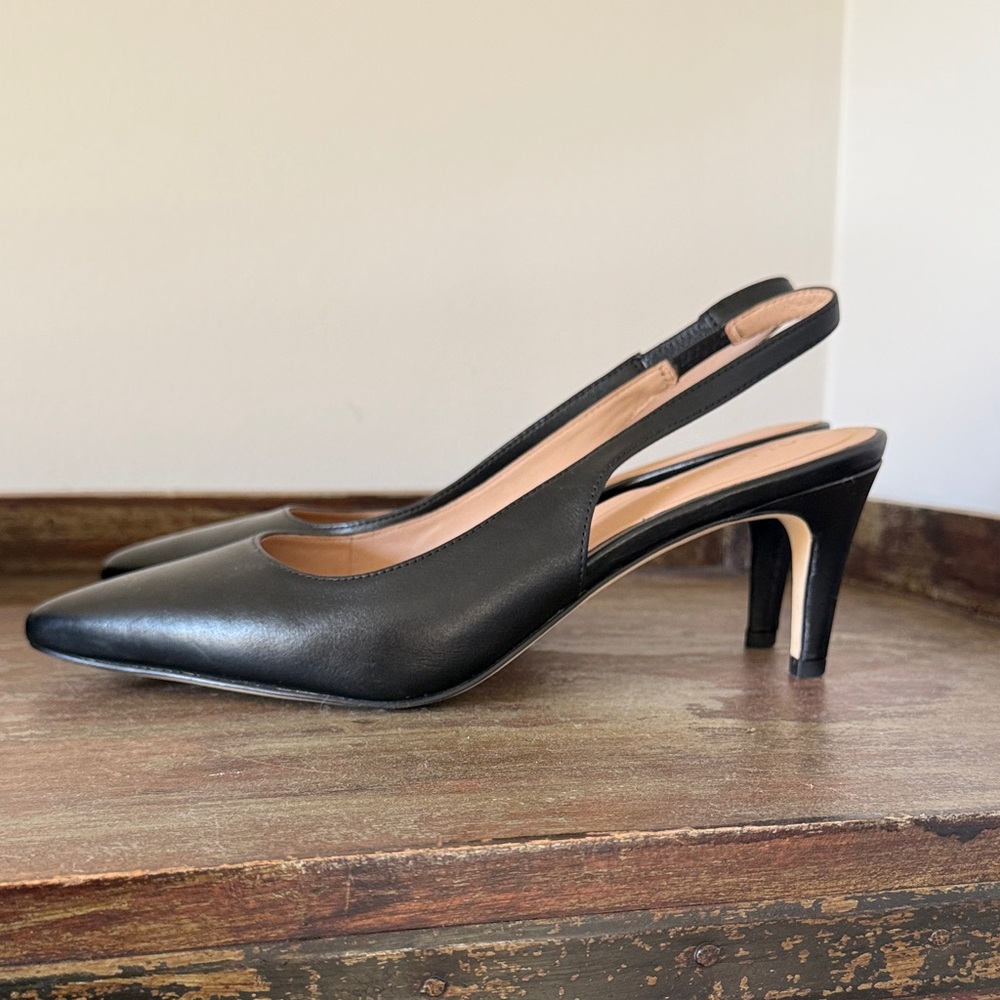 Cole Haan Black Slingback Heels